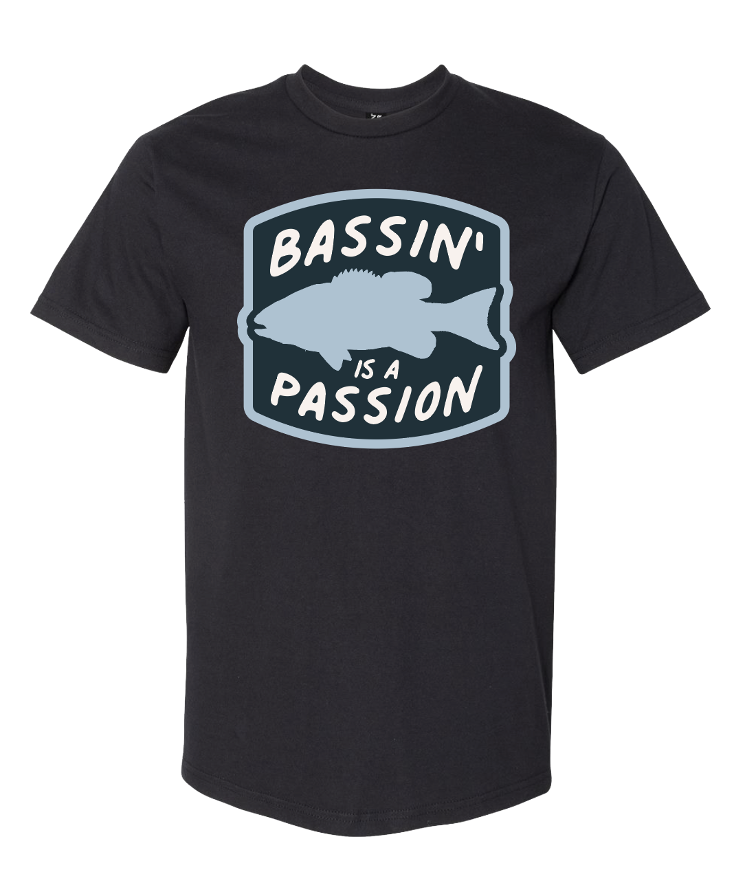 Bassin' Is A Passion Badge Tee